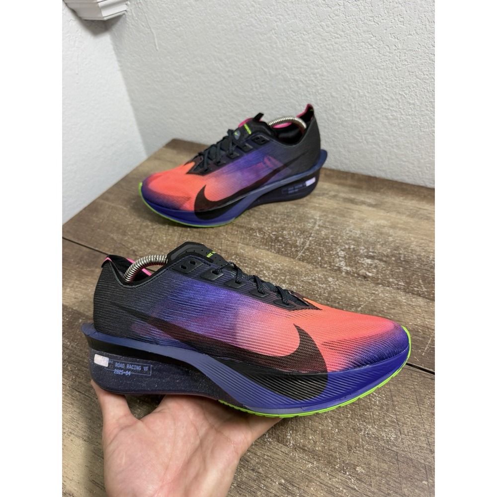 Women's Nike Vaporfly NEXT% 4 GLAM Obsidian Purple Dynasty IO9560-400 Size 10.5